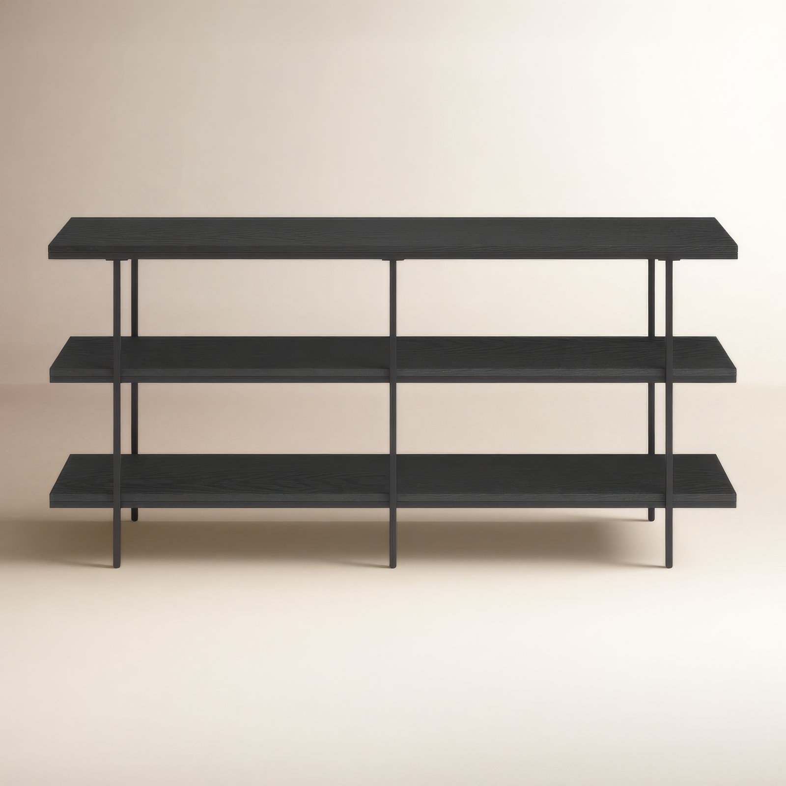 Aubry 64'' Console Table, Black Grain