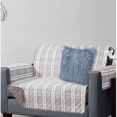 Aylina Polyester T-Cushion Loveseat Slipcover