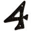 7.2cm H Iron House Number-102618939-102618938
