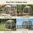 2-4 Person Portable Screen House Tent, Camping Tent with Netting