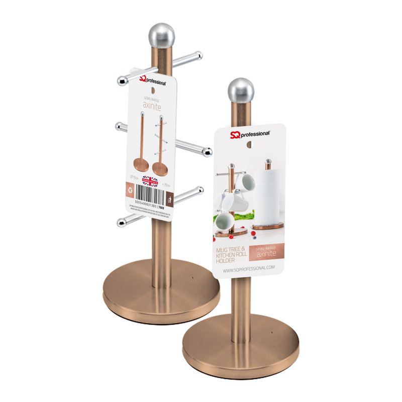 Gems Steel Mug Tree, Axinite (Copper)