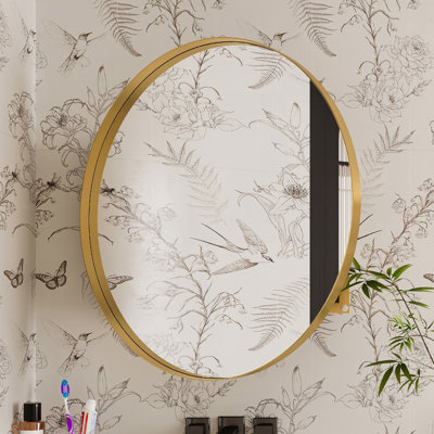 Armoire à pharmacie en métal avec miroir et tablettes réglables