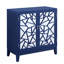 Armoire console à finition bleue