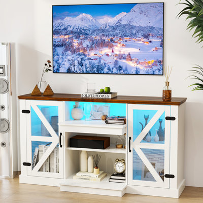  Console 59 po avec tablettes à 3 niveaux et lumières DEL 22 modes dynamiques 20 modes