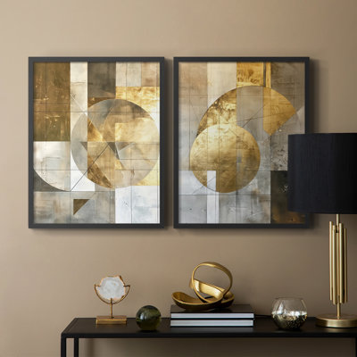 Reproduction encadrée ABSTRACT Series C-Premium - prête à être accrochée - aucun clou requis - aucun clou requis