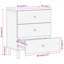 Beatrice 50cm W Iron Bedside Table
