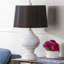 Lampe de table blanche 26,25 po Vicksburg