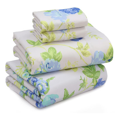 Ensembles de draps 100% microfibre brossée 4 pièces de draps de 16 po