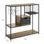 Gerianne 100 cm Steel Wine Bar Cabinet