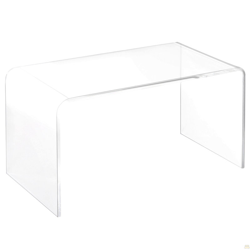 Table basse 32 "en acrylique à cascade de 15 mm d'épaisseur