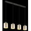 Takye 4 - Light Matte Black Geometric Pendant
