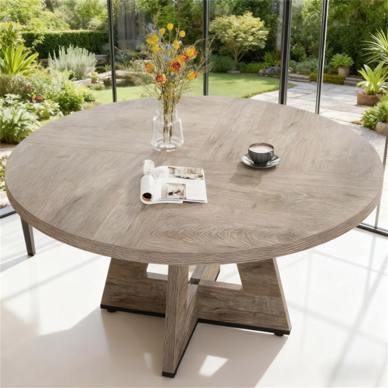 47 Inch Wood Dining Table Round Dining Table
