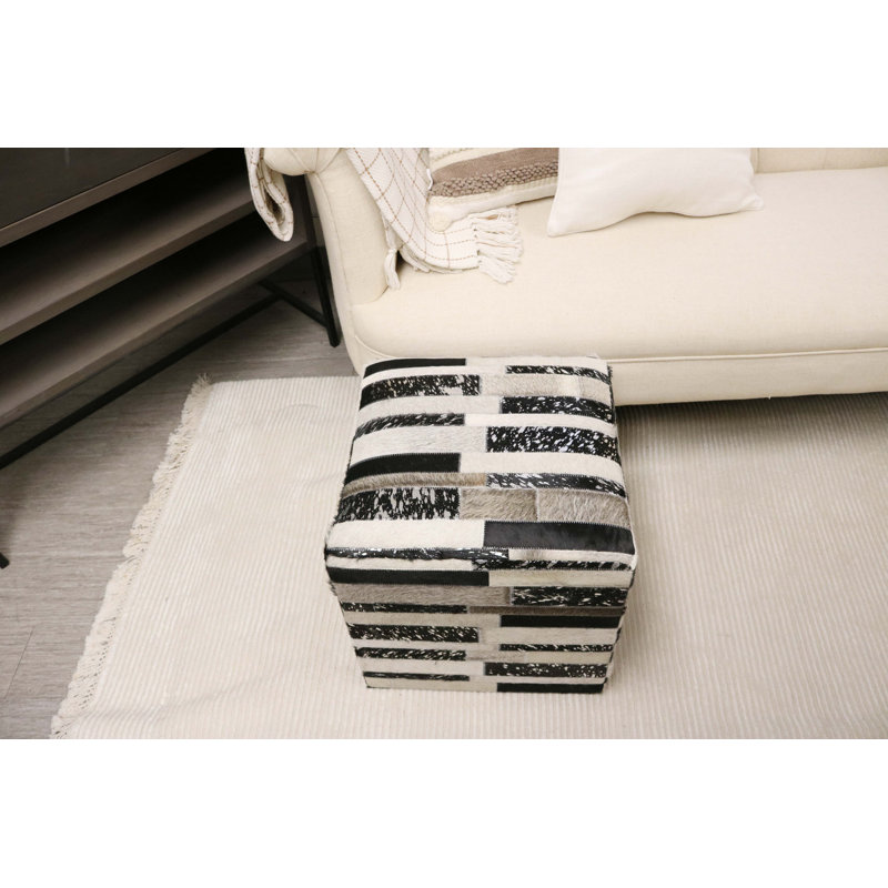 Repose-pieds en cuir Cerabino