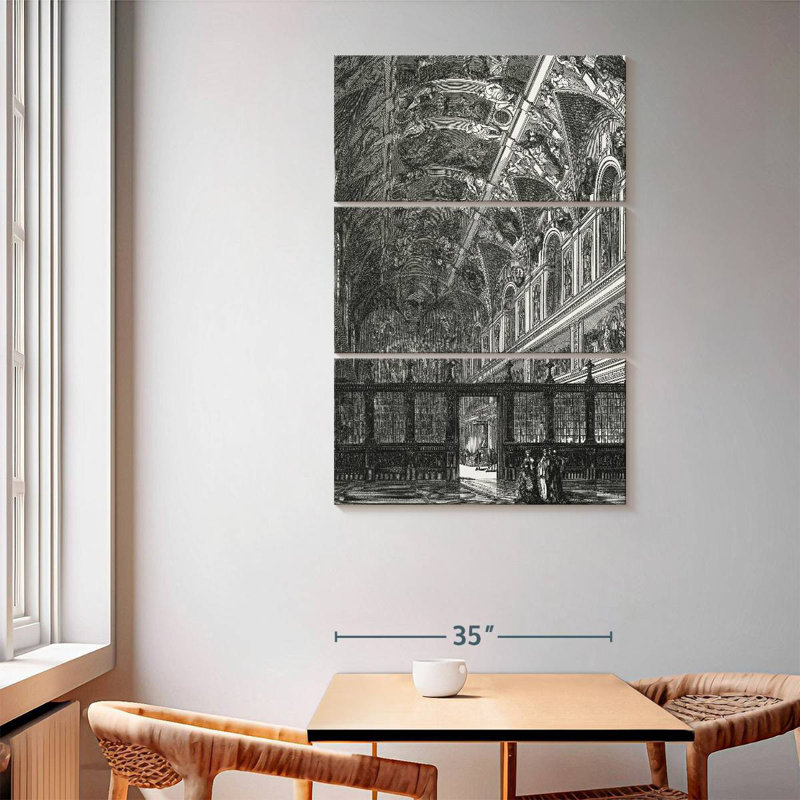 Lilie Sistine Chapel Ceiling, 65'' H x 42'' W