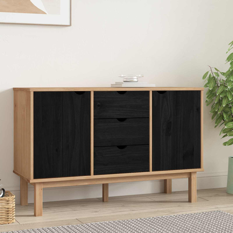 113.5cm Solid Wood Sideboard