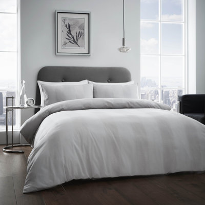 Frann Striped Duvet Cover Set with Pillowcases