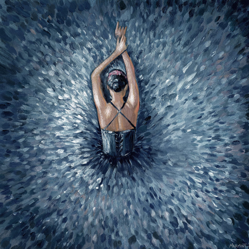 «Bettencourt Ballet Hands», reproduction sur toile tendue, H 40 po x l 40 po x P 1,5 po