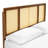 Kelsea Cane and Wood Platform Bed with Splayed Legs-678026019-678026044