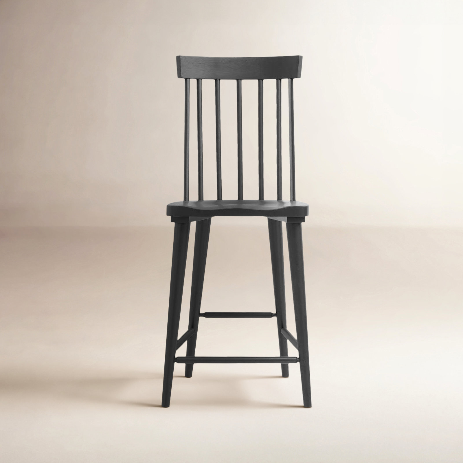 Mya 24" Bar Stool, Black