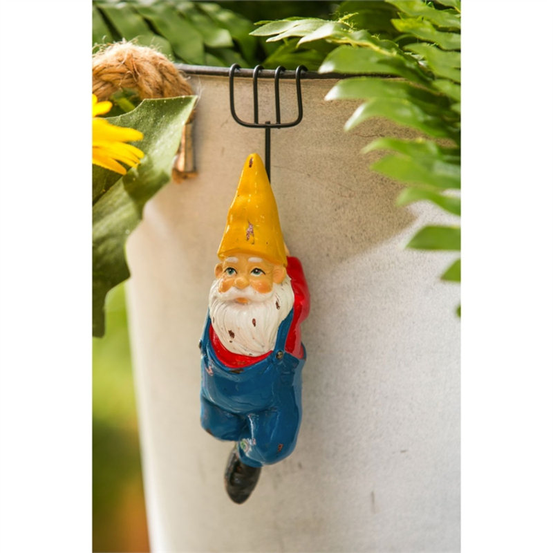 Statue gnome percher