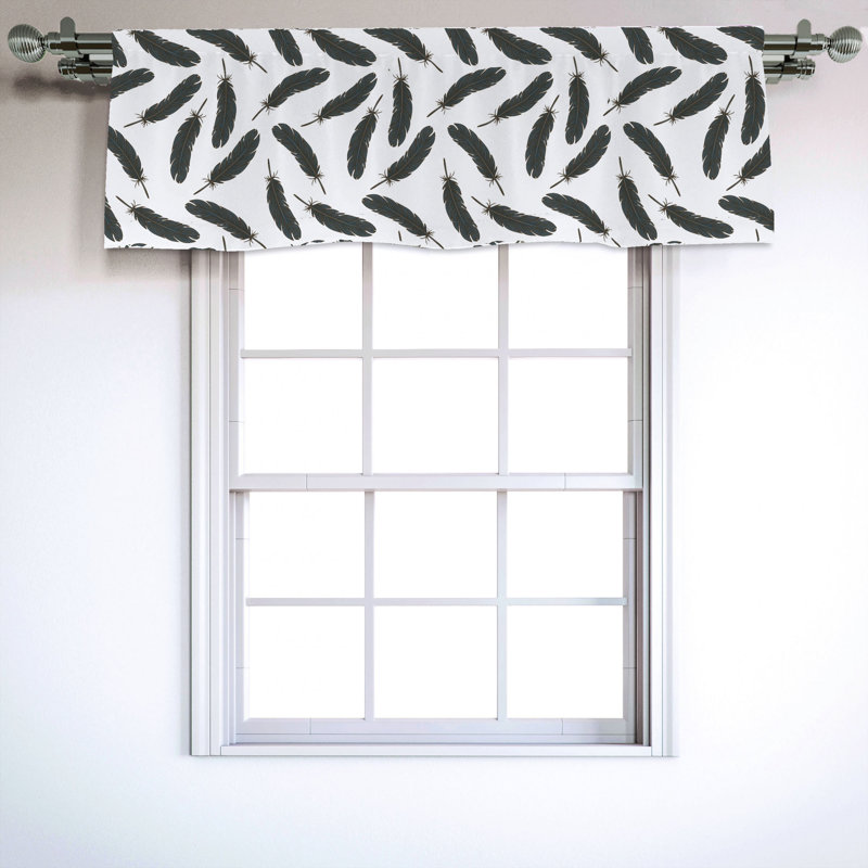 Sateen Ruffled Window Valance