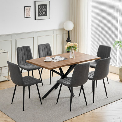 Upholstered Linen Dining Chair