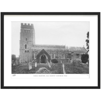 Earls Barton, All Saints' Church 1922 by Francis Frith - Single Picture Frame Print