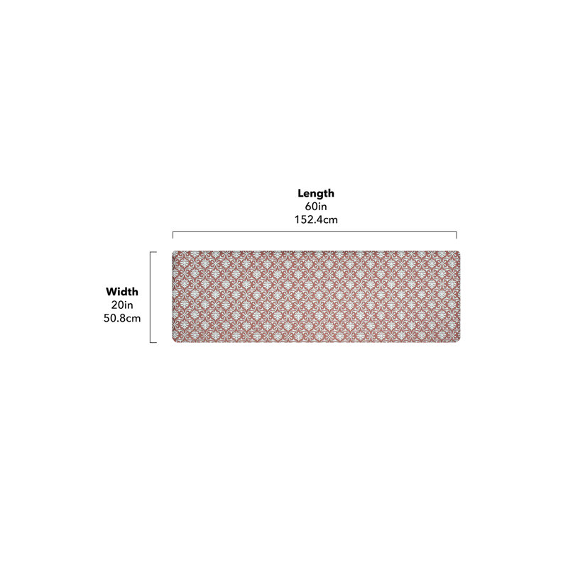 Tapis long anti-fatigue Ledsworth, Rectangle 1 pi 8 po x 5 pi
