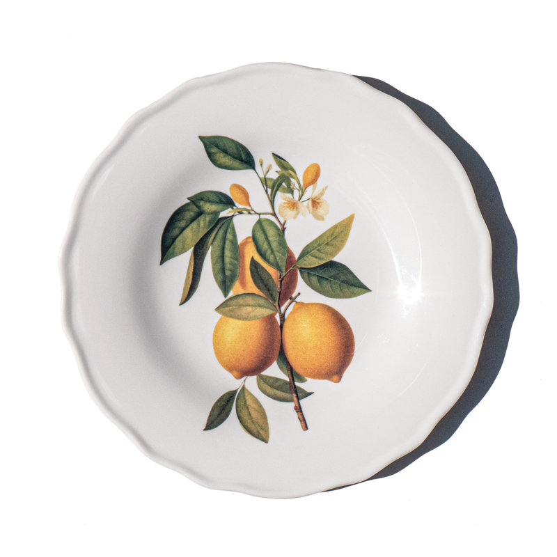 Assiette à salade en mélamine Fruitstall NewWave - couleurs assorties - 8,7 po - ensemble de 4