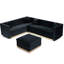Repose-pieds rembourré vertical en velours, Rest Channel Modern-864612734