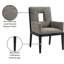 Fauteuil de salle à manger Flore-102079484-102079480