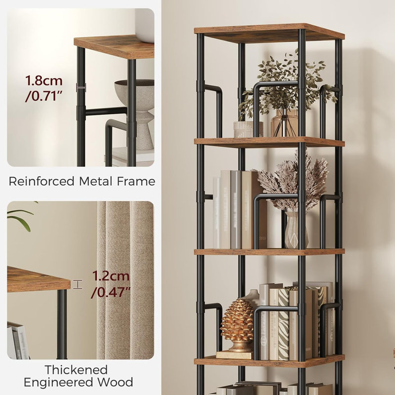Five Layer Rotating Bookshelf