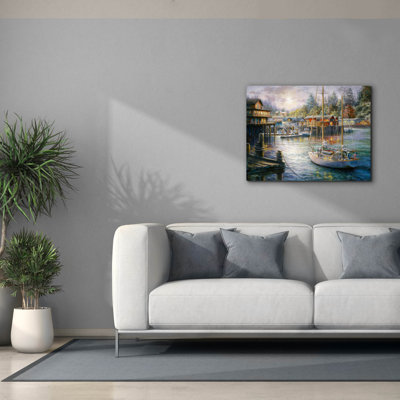 'Boat' by Nicky Boehme Canvas Wall Art
