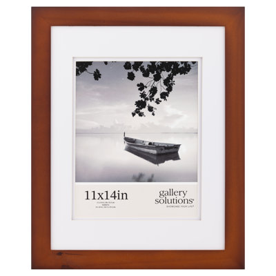 Isobella Black,Brown,Gray,White Matte Picture Frame with Mat