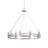 8 - Light Dimmable Wagon Wheel Chandelier