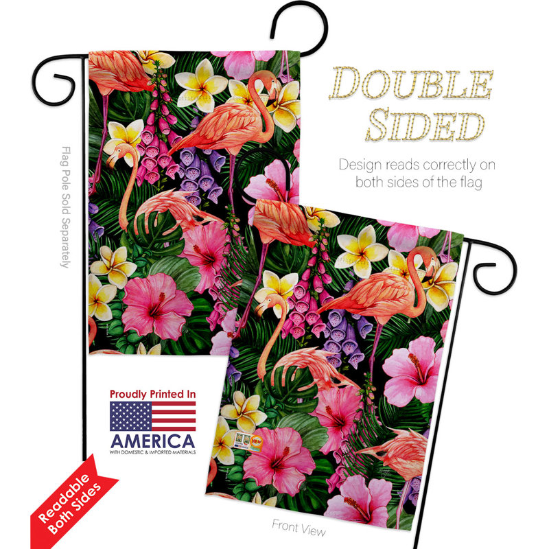 Double Sided 18.5'' H x 13'' W Polyester Animal Flag Set