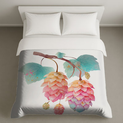 Housses de couette Watercolor Hop Flowers