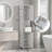 White Bathroom Cabinet With 2 Doors, 1 Drawer, And 1 Shelf