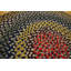 Antique Braided American Allover Knotted Rug