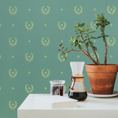Non-Pasted Vinyl Abstract Wallpaper Roll
