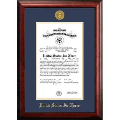 Air Force Certificate Picture Frame