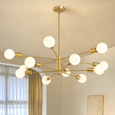 Croner Aluminium Dimmable Sputnik Chandelier