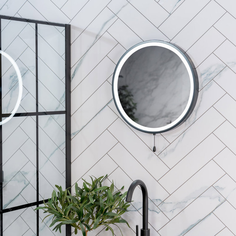 Coriena Metal Round Mirror