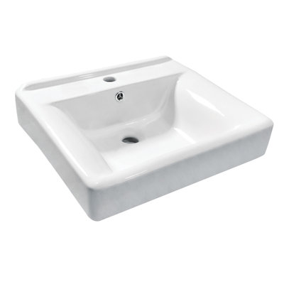 Kingston Brass Concord 20-Inch Ceramic Console Sink Basin (1-Hole)