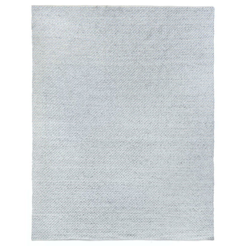 Rialto Chevron Area Rug in Light Gray, Rectangle 10' x 14'