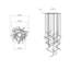 Ballet 24 - Light LED Chandelier-44563557