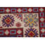 Tapis bleu clair fait à la main Kazak