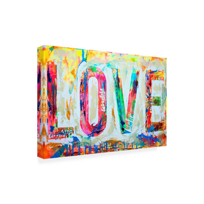 «Love 1 on Canvas» par Ivan Guaderrama, reproduction