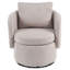 Upholstered Swivel Barrel Chair-1129427345