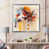 Impression argent sur toile encadrée